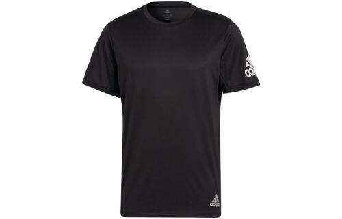 Мужская одежда для бега adidas Run It Tee (Черная)