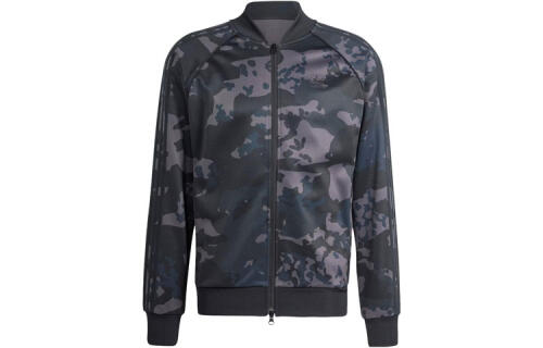 Мужская куртка adidas CAMO SSTR TRACK TOP черная
