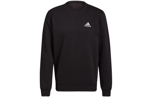 Мужской свитшот adidas Essentials Fleece Sweatshirt (Черный)