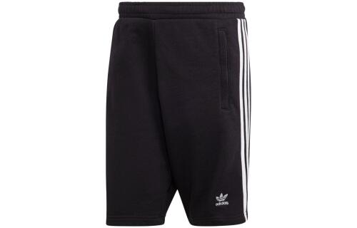 Мужские шорты adidas Adicolor Classics 3-Stripes Sweat Shorts (Черные)