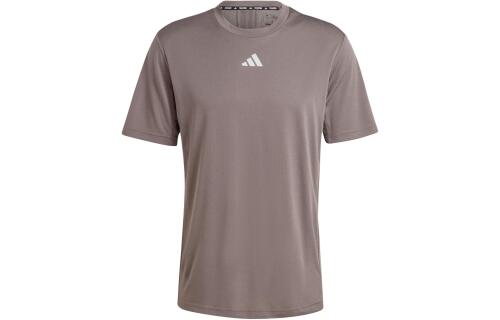 Мужская футболка adidas HIIT WORKOUT 3-STRIPES TEE серая