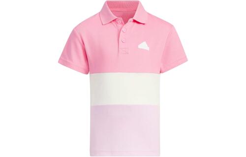 Детская футболка adidas SPORTSWEAR POLO SHIRT розовая