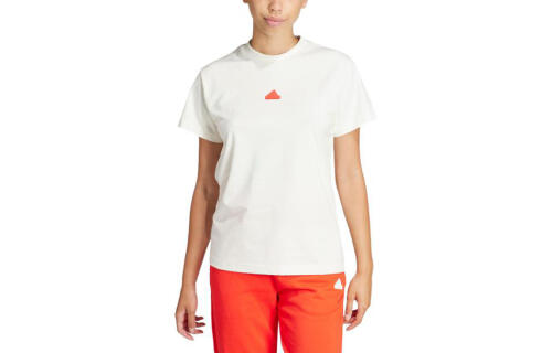 Женская футболка adidas EMBROIDERED TEE белая