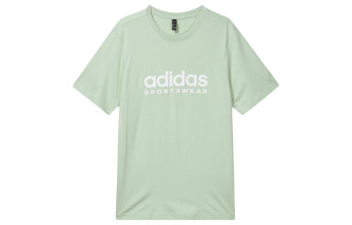Футболка adidas BIG LINEAR LOGO TEE зеленая