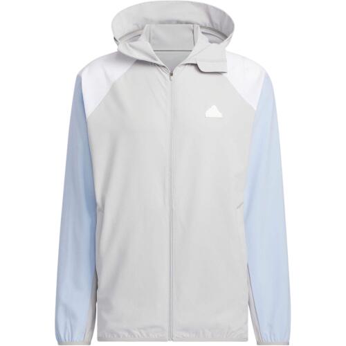 Куртка adidas WOVEN UPF COLORBLOCKED JACKET серая