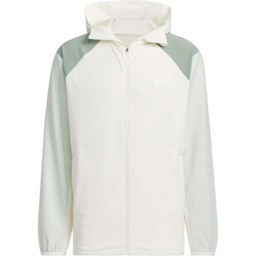 Куртка adidas WOVEN UPF COLORBLOCKED JACKET белая