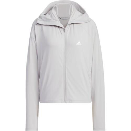 Женская куртка adidas KNIT UPF JACKET серая