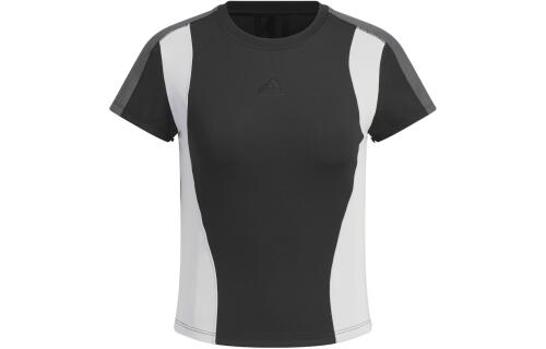 Женская футболка adidas 2-IN-1 T-SHIRT черная