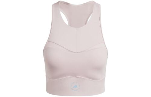 Женский топ adidas TRAINING CROP TOP бежевый
