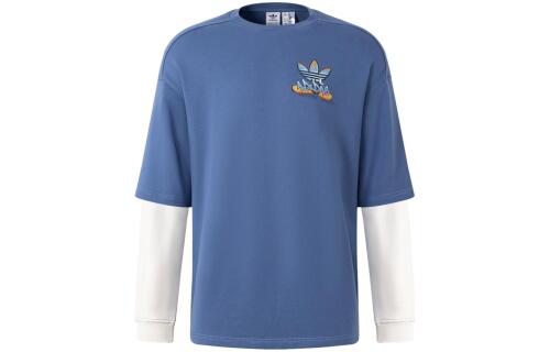 Свитшот adidas CITY SKATE FAUX TWO-IN-ONE CREW TOP IY5382