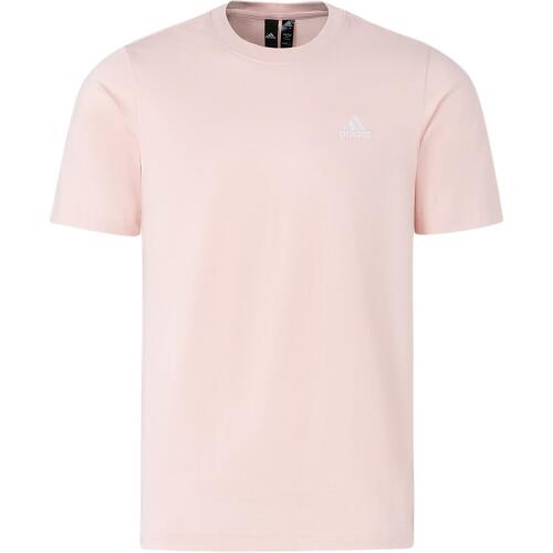 Футболка adidas MUST HAVES SMALL LOGO TEE розовая