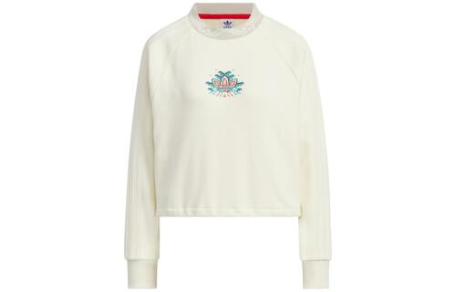 Женский свитшот adidas JACQUARD RIB CREWNECK SWEATER IX4227