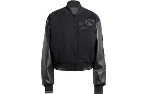 Женская куртка adidas OVERSIZED COLLEGIATE JACKET черная