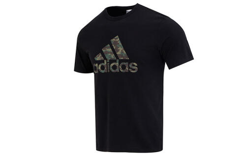 Мужская футболка adidas CAMO SHORT SLEEVE T-SHIRT черная