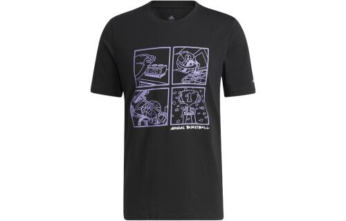 Мужская футболка adidas LIL STRIPE 24/7 GRAPHIC TEE черная