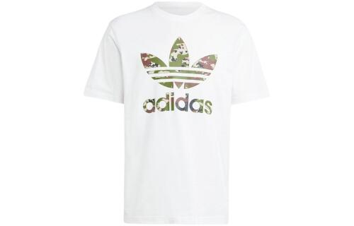 Мужская футболка adidas CAMO WHITE TREFOIL TEE