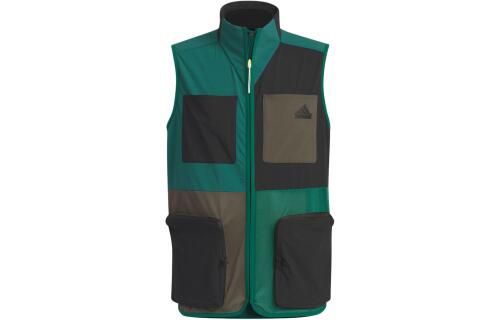 Мужской жилет adidas CITY ESCAPE WOVEN VEST зеленый