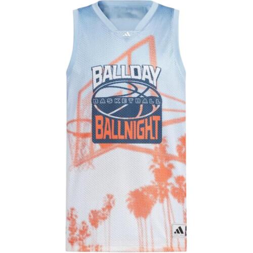 Мужская футболка adidas BASKETBALL 3-STRIPES JERSEY JI9762