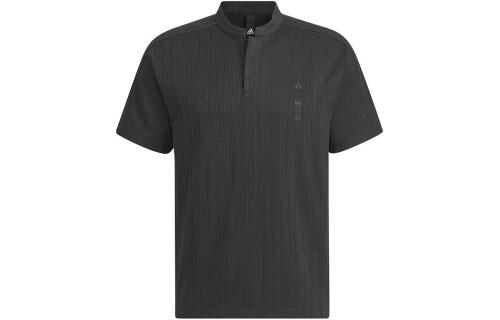 Мужская футболка adidas WUJI JAQUARD POLO SHIRT черная