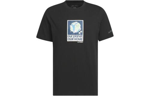 Мужская футболка adidas SHORT SLEEVE POLYGIENE T-SHIRT черная