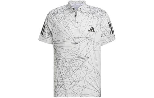 Мужская футболка adidas SHORT SLEEVE POLO SHIRT белая