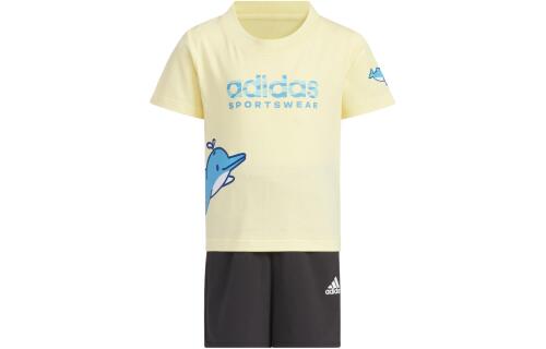 Детские шорты adidas PEMSLOU TEE AND SHORTS SET JF3867