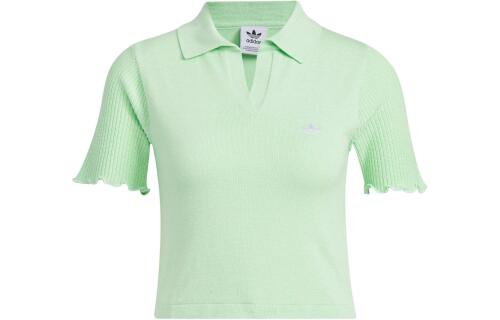 Женская футболка adidas KNIT POLO SHIRT JC7859