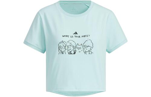 Женская футболка adidas GRAPHIC CROP T-SHIRT MBTI JN6664