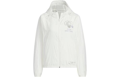 Женская куртка adidas GRAPHIC WOVEN JACKET MBTI белая