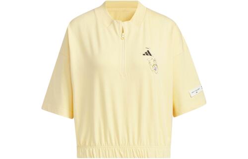 Женская футболка adidas GRAPHIC 1/2 ZIP T-SHIRT MBTI JN6670