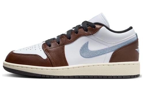 Детские кроссовки nike Air Jordan 1 Low SE (GS) черные