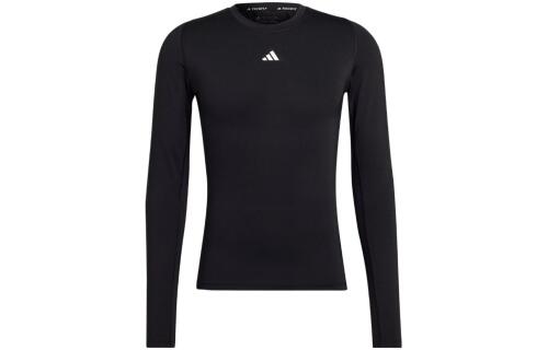Мужская футболка Techfit Training Long Sleeve Tee ( Черная )