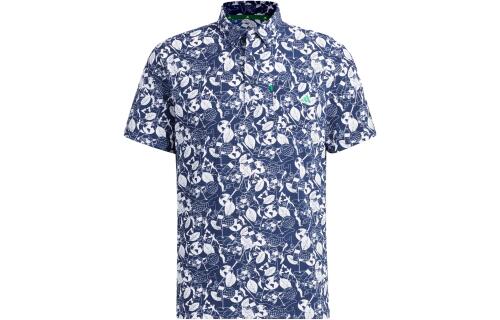 Мужская рубашка Play Green Graphic Polo Shirt ( Синяя )