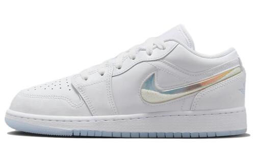 Детские кроссовки nike Air Jordan 1 Low SE (GS) белые