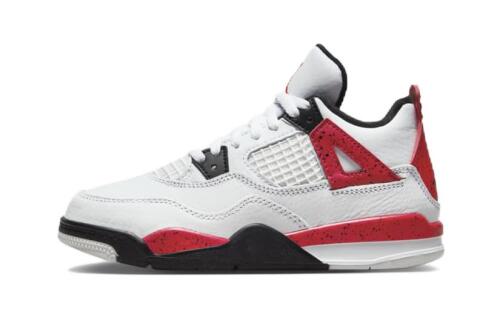 Детские кроссовки nike Jordan 4 Retro (PS) черные