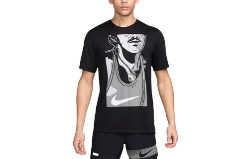 Мужской топ Nike Rise 365 Run Energy черный