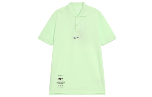 Мужская футболка Nike polo зеленая