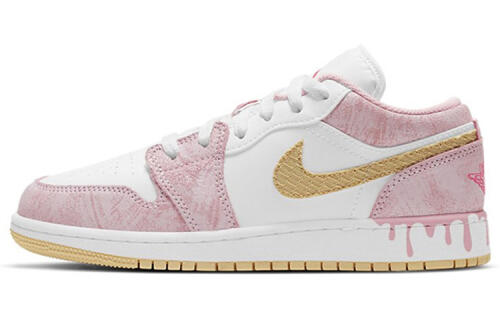 Кроссовки Nike Air Jordan 1 Low GS Paint Drip