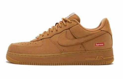 Кроссовки Supreme x Nike Air Force 1 Low SP Wheat