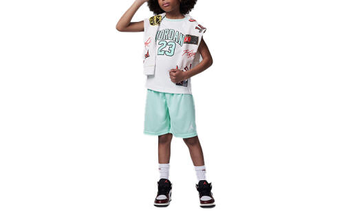 Детские шорты nike Jordan 23 Jersey зеленые
