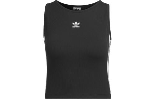 Женская майка adidas 3-STRIPES PADDED TANK TOP черная
