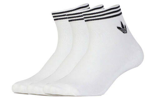 Носки  adidas TREFOIL ANKLE SOCKS черно-белые