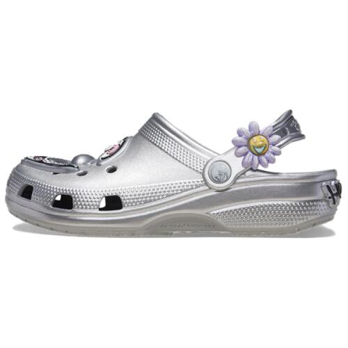 Crocs Classic Clog Silver x Kenny Scharf