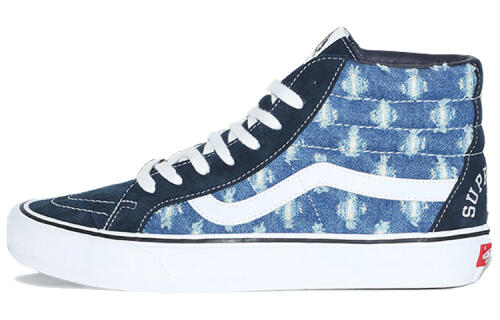 Кеды Vans Sk8-Hi x Supreme Hole Punch Denim Blue