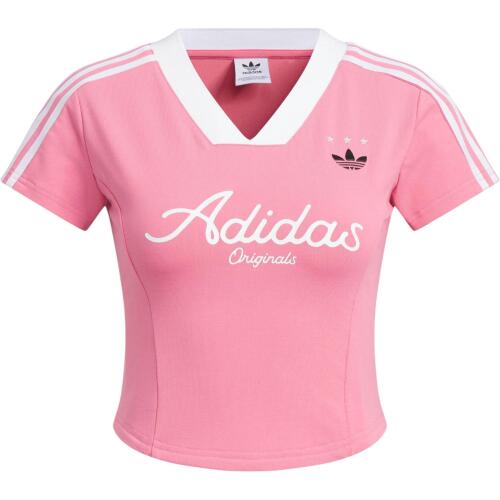 Женская футболка adidas CROP JERSEY T-SHIRT