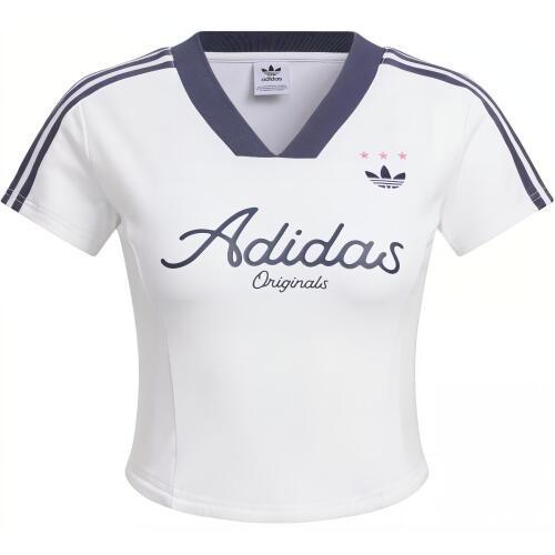 Женская футболка adidas CROP JERSEY T-SHIRT