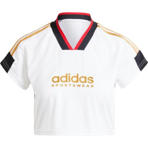 Женская футболка adidas TIRO CUT 3-STRIPES CROP JERSEY IW6800