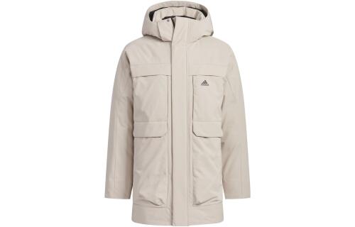 Куртка adidas LONG DOWN PARKA JACKET Бежевая