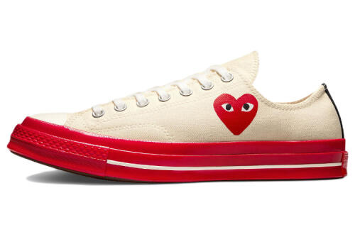 Кеды Converse x Comme des Garçons PLAY Chuck 70 белые