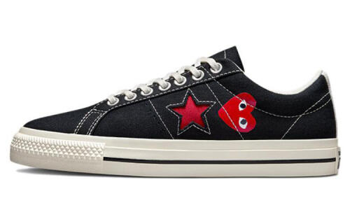 Кеды Converse Comme des Garçons Play x One Star Black White